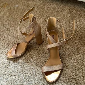 Rose gold sparkly heals